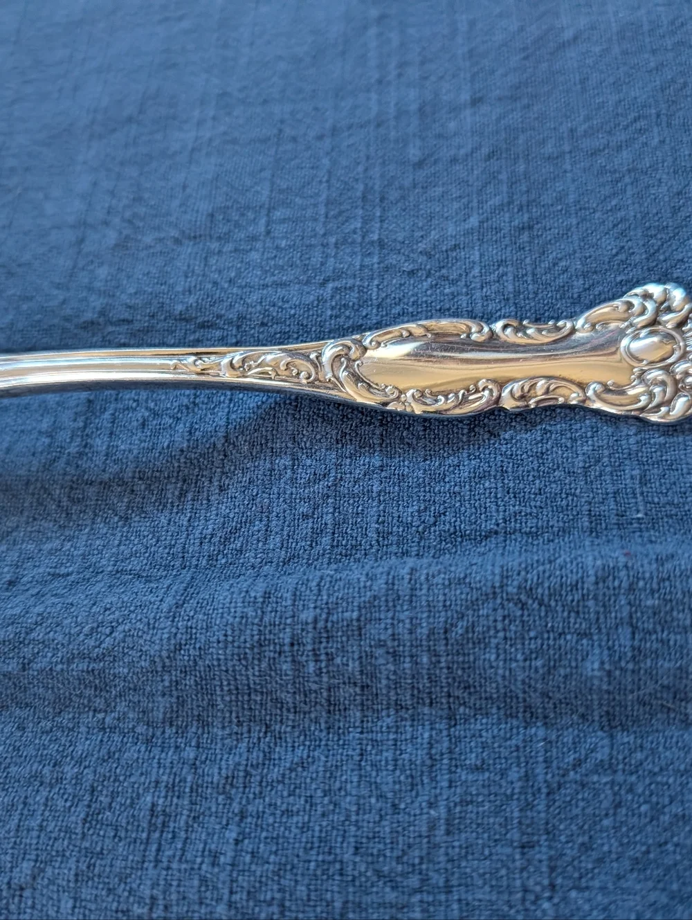 VTG‎ Oxford Silver Plate Meat Serving Fork, WM Rogers & Son AA, Made In USA 7.5